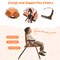4-Piece Children’s Picnic Set with Folding Chairs and Adjustable Umbrella